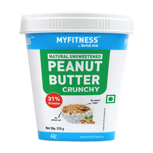 myfitness unsweetened peanut butter crunchy 510 g