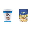 MYFITNESS Original Peanut Butter Crunchy 510g | 25g Protein to Boost Energy & Happilo Premium Dried Afghani Anjeer 200 g Pack