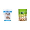 MYFITNESS Original Peanut Butter Crunchy 510g | 25g Protein to Boost Energy &amp; Happilo 100% Natural Premium California Almonds 200 g Dried