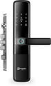 Mygate Plus BLE Lock|6-Way Unlock -Fingerprint, PIN, OTP, App, RFID, Key|3Y Warranty Smart Door Lock (Black)