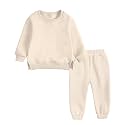 MYGBCPJS Youth 2PCS Jogger Outfits Set Fleece Hooded + Sweatpants Boys Girls Athletic Sweatsuits Pullover Clothes