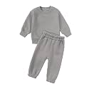 MYGBCPJS Youth 2PCS Jogger Outfits Set Fleece Hooded + Sweatpants Boys Girls Athletic Sweatsuits Pullover Clothes