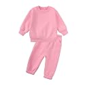 MYGBCPJS Youth 2PCS Jogger Outfits Set Fleece Hooded + Sweatpants Boys Girls Athletic Sweatsuits Pullover Clothes