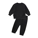 MYGBCPJS Youth 2PCS Jogger Outfits Set Fleece Hooded + Sweatpants Boys Girls Athletic Sweatsuits Pullover Clothes
