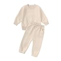 MYGBCPJS Youth 2PCS Jogger Outfits Set Fleece Hooded + Sweatpants Boys Girls Athletic Sweatsuits Pullover Clothes