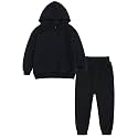 MYGBCPJS Youth 2PCS Jogger Outfits Set Fleece Hooded + Sweatpants Boys Girls Athletic Sweatsuits Pullover Clothes