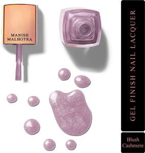 myglamm manish malhotra nail lacquer - blush cashmere blush cashmere