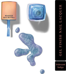 myglamm manish malhotra nail lacquer - iridescent indigo iridescent indigo