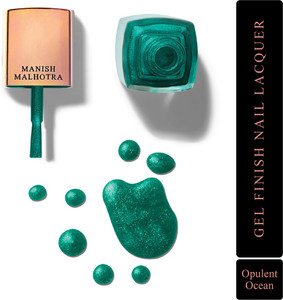 myglamm manish malhotra nail lacquer - opulent ocean opulent ocean