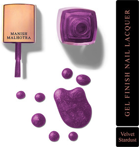 myglamm manish malhotra nail lacquer - velvet stardust velvet stardust