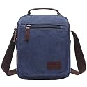 mygreen Small Canvas Crossbody Shoulder Bag Messenger Bag Work Bag