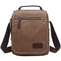 mygreen Small Canvas Crossbody Shoulder Bag Messenger Bag Work Bag