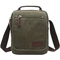 mygreen Small Canvas Crossbody Shoulder Bag Messenger Bag Work Bag
