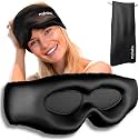 MyHalos 3D Mulberry Silk Sleep Mask, Blackout Eye Mask for Women & Men