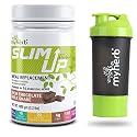 MYHERB Slim Up Meal Replacement Shake With 16 Natural Herbal Blend(Ayurvedic Formula) For Weight Control&Management-13.5g Protein-23 Vitamins Men&Women (Chocolate Milk Shake, 1 kg + Shaker Bottle)