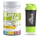 MYHERB Slim Up Meal Replacement Shake With 16 Natural Herbal Blend(Ayurvedic Formula) For Weight Control&amp;Management-13.5g Protein-23 Vitamins Men&amp;Women (Juicy Mango Milk Shake, 1 kg + Shaker Bottle)