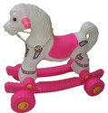 Myhoodwink 2 in 1 Horse Rider Rocker for Kids 1-3 Years Birthday Gift for Kids/Boys/Girls Rideons & Wagons Non Battery Operated Ride On (Multicolor)