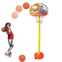 myhoodwink® Big Basketball Set With Adjustable Stand, Basketball Hoop for Kids, Sports Toys, Indoor and Outdoor Games for Boys
