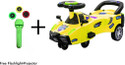 Myhoodwink Ride On Ferrari Magic car For Kids Best Gift For Boys And Girls Kids Rideons & Wagons Non Battery Operated Ride On (Yellow)
