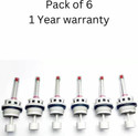 myjas inverter battery water level float indicator white cap set 3 cm thread 6 pcs Car Battery Tray