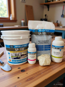 myk laticrete sp-100 stain free epoxy grout for floor  wall  44 bright white  5kg  hardener  350g resin  900g  filler 375g crack filler 5 kg