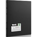 MyLifeUNIT Business Card Book, Name Card Holder Book with 600 Business Cards Capacity, Credit Card Book File Storage (Black)