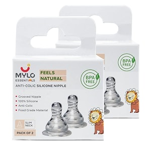 grooved nipplefeels natural anti colic wide basefast flowfood grade nipple for better latch amp consistencybpa freefor all standard size bottlespack of 4