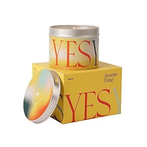 mymuse spark candles jasmine ylang scent  soy wax candles  aromatherapy reduces stress and boosts relaxation  single wick