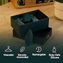 MyMuse Throb Body Massager For Women | Remote Controlled & Wearable | 10 speeds | Electric, USB-Rechargeable, Waterproof - Emerald Forest