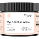 Myo-Inositol & D-Chiro Inositol Supplement Powder for Women | Hormonal Balance & Healthy Ovarian Function Support | Vitamin B8 | Great Alternative to Capsules | 40:1 Ratio | 90 Servings