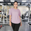 MYo2 Solid Women Round Neck Reversible Pink
