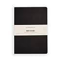 myPAPERCLIP NeoBasic B5 Ruled Notebook | 160 Pages, 80 GSM, 250 GSM Soft Cover, B5 (6.93 x 9.84 in) | Black
