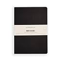 myPAPERCLIP NeoBasic B5 Unruled Notebook | 160 Pages, 80 GSM, 250 GSM Soft Cover, B5 (6.93 x 9.84 in) | Black
