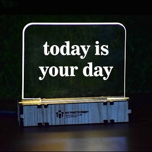 in today is your day 3d night lamp acrylic led table night lamp home decor bedroom lamp 837779 quote lamplamp quotesquotes and sayings lampfamous quotes and sayings lampcreatively written quote lampamazing quotes and captions lampquote table lampinspirational quotesfamous quotes lamp