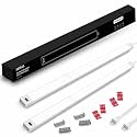 MYPLUS 2pcs 24 Inch Under Cabinet Lights with Hand Wave,Plug and Play