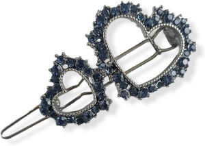 myra collection 1 pcs style rhinestone metal lock hair pin for fashion girls  womenstyle 3 hair pin blue