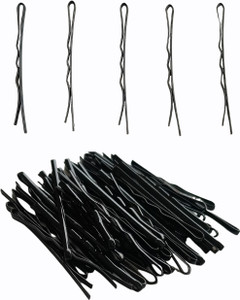 myra collection black metal hair pin bobby hair pin for girl and womens pack of 120 hair pin black