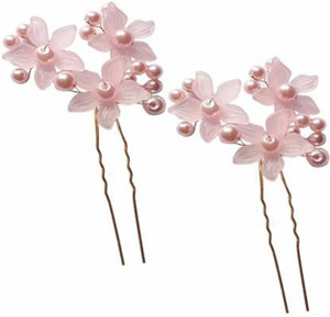 myra collection pink bridal wedding juda hair pins hair pin pink