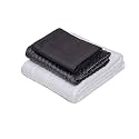100% Cotton Weighted Blanket and Duvet Covers + Hot and Cold Duvet Cover Set (3 Pieces) (White, 56'' x 80'' 15 lbs Weighted Insert + Grey Velvet + Grey Cotton)