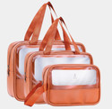 MYSASHOP Cosmetic Pouch (Orange)
