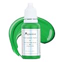 Mysense Amazon Green Face Body Paint,Halloween Elphaba Witch Gamora Costume Makeup,St Patricks Day Outfit Accessories,Water Based Washable Cream Body Paint for Adults and Children,0.6oz