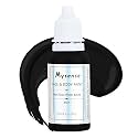 Mysense Black Face Body Paint,Water Based Washable Face Paint,Non-toxic Cream Body Paint for Adults and Children Halloween SFX Skull Skeleton Zombie Vampire Joker Cosplay Makeup,0.6oz