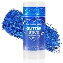 Mysense Blue Face Hair Body Glitter Stick,4th of July Accessories and Outfits for Women Girls Kids,USA Flag Makeup for Independence Day Memorial Day Veterans Day,Festival Rave Accessories