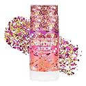 Mysense Purple Gold Halloween Glitter Stick,Face Hair Body Glitter Stick