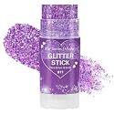 Mysense Violet Body Glitter Stick,Purple Face Hair Glitter for Women Kids