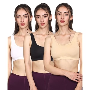 Mysha Womens 100 Pure Cotton Stretchable Wireless