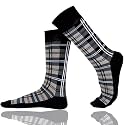 Mysocks Men and Women Crew Socks Extra Fine Combed Cotton Seamless Toe