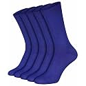 Mysocks Unisex Extra Fine Combed Cotton Crew Socks |5 Pairs Set | Seamless Toe | Make Your Steps Enjoyable