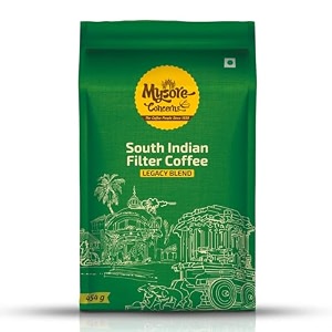mysore concerns  legacy blend  ground coffee  aeropress  100 pure coffee  454 grams  freshly roasted pack of 3