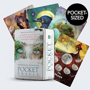 hay house mystical shaman pocket oracle card game a 64-card deck and guidebook